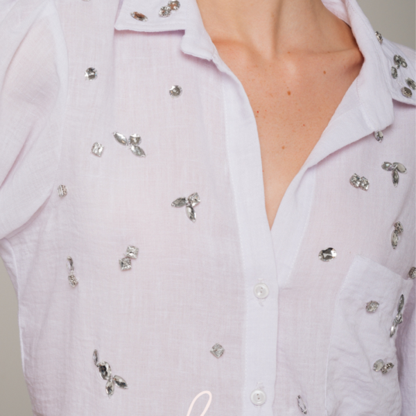 Camisa con Pedrería Spirito